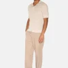 Minimum Knitwear | Mason crochet polo shirt 4177 - Rainy Day RainyDay