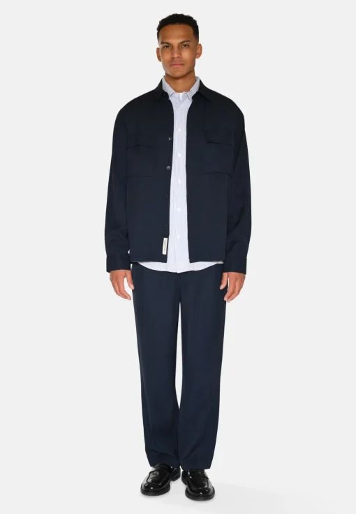 Minimum Shirts | Overshirts | Maxson overshirt 4143 - Sky Captain SkyCaptain