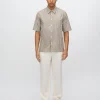 Minimum Shirts | Nash short sleeved striped shirt 4242 - Hay