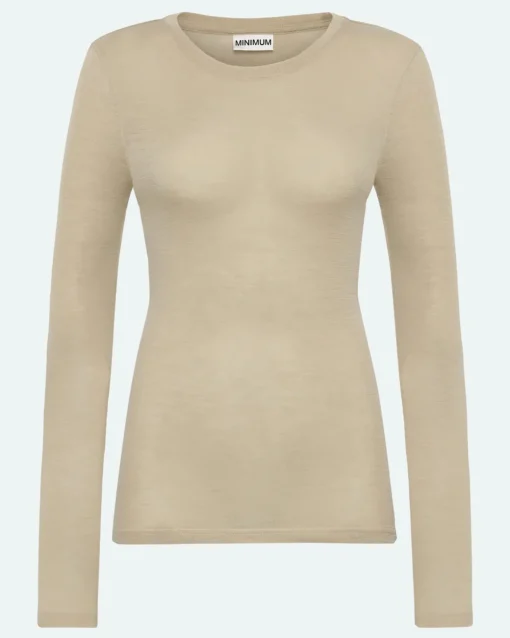 Minimum Knits | Natashas long sleeved t-shirt 3736 - Eucalyptus