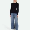 Minimum Knits | Natashas long sleeved t-shirt 3736 - Black