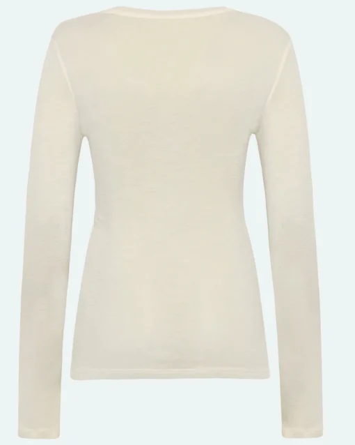 Minimum Knits | Natashas long sleeved t-shirt 3736 - Coco Milk CocoMilk