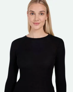 Minimum Knits | Natashas long sleeved t-shirt 3736 - Black