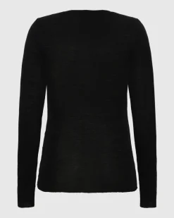 Minimum Knits | Natashas long sleeved t-shirt 3736 - Black