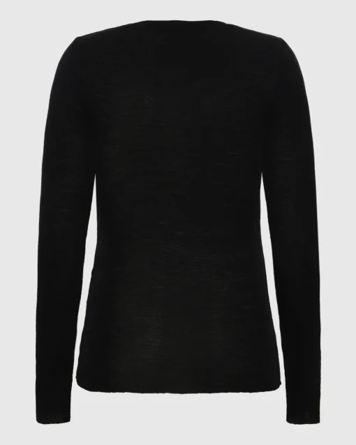 Minimum Knits | Natashas long sleeved t-shirt 3736 - Black