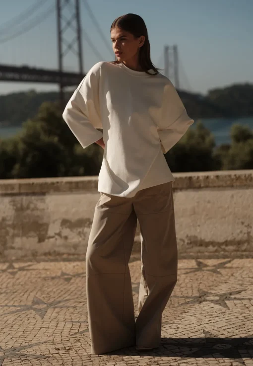Minimum T-Shirts | Norah oversized t-shirt 4157 - Coco Milk CocoMilk