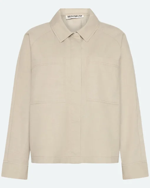 Minimum Shirts | Olena overshirt 4140 - Brown Rice BrownRice