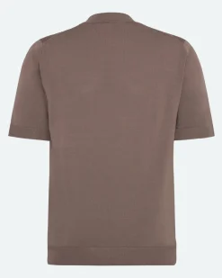 Minimum T-Shirts | Knitwear | Parker knit t-shirt 4180 - Shitake