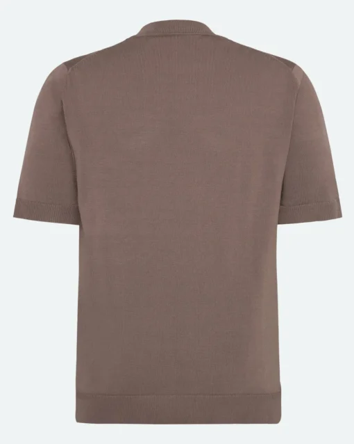 Minimum T-Shirts | Knitwear | Parker knit t-shirt 4180 - Shitake