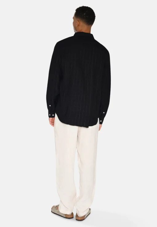 Minimum Shirts | Pedro long sleeved rlx shirt 4141 - Black