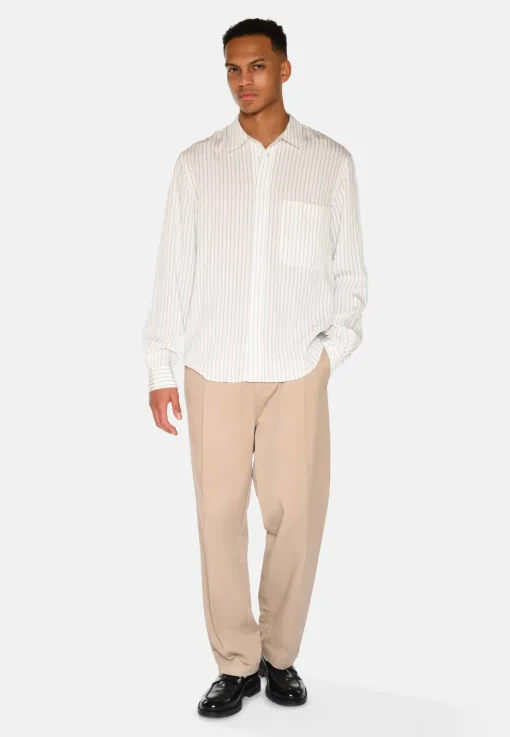 Minimum Shirts | Pedro long sleeved rlx shirt 4173 - White