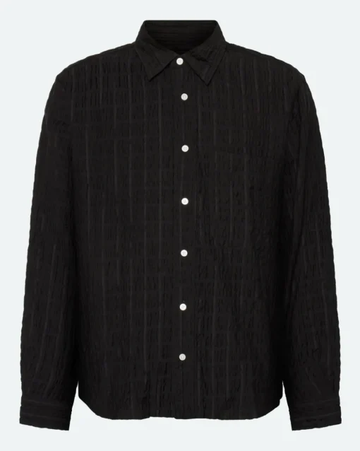 Minimum Shirts | Pedro long sleeved rlx shirt 4141 - Black