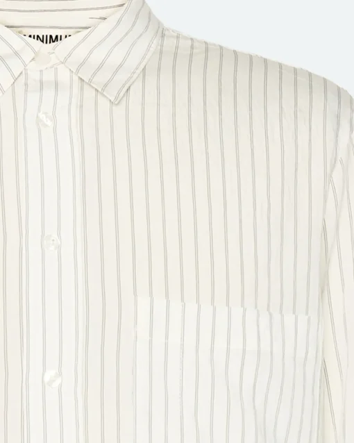 Minimum Shirts | Pedro long sleeved rlx shirt 4173 - White