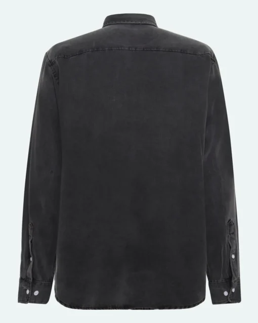 Minimum Shirts | Pedro long sleeved shirt 3859 - Black
