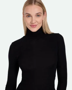 Minimum Knits | Pernilles long sleeved turtleneck 3736 - Black