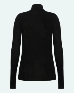Minimum Knits | Pernilles long sleeved turtleneck 3736 - Black