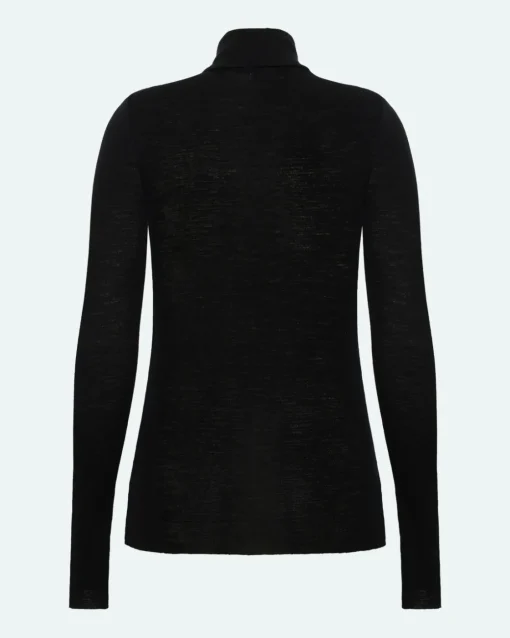Minimum Knits | Pernilles long sleeved turtleneck 3736 - Black