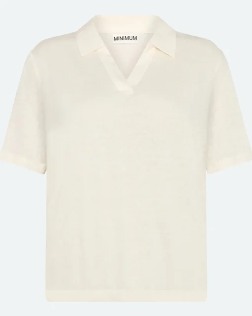 Minimum T-Shirts | Petra polo t-shirt 4159 - Coco Milk CocoMilk