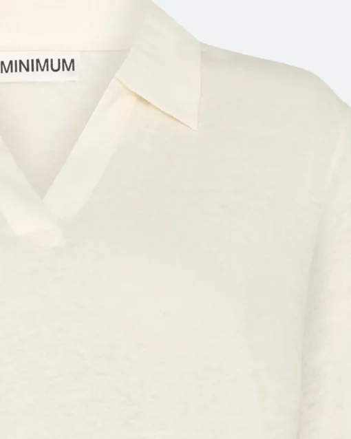Minimum T-Shirts | Petra polo t-shirt 4159 - Coco Milk CocoMilk