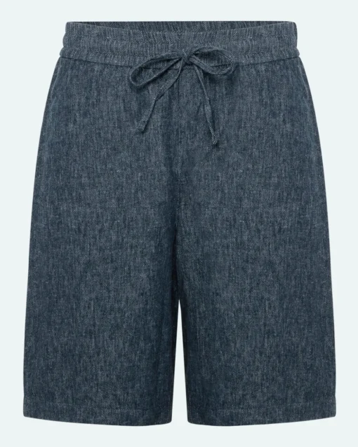 Minimum Shorts | Raylan linen denim shorts 4128 - Sky Captain SkyCaptain