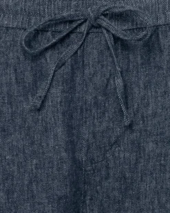 Minimum Shorts | Raylan linen denim shorts 4128 - Sky Captain SkyCaptain