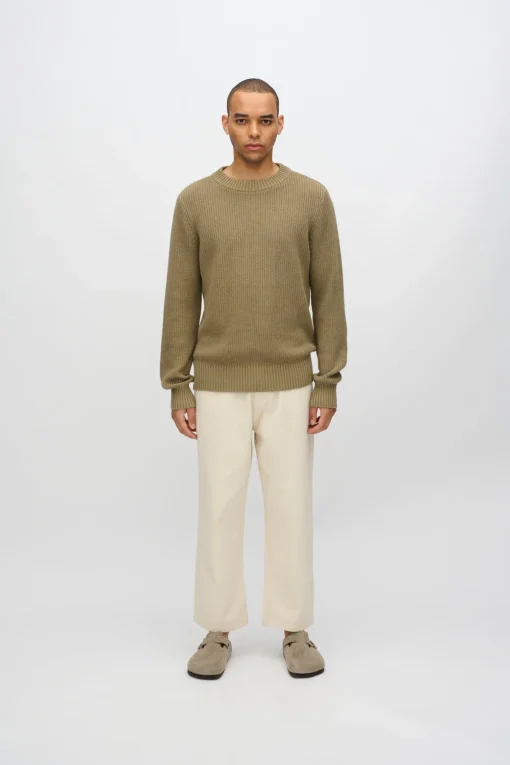 Minimum Knitwear | Rob basic knit sweater G006 GOTS - Mermaid