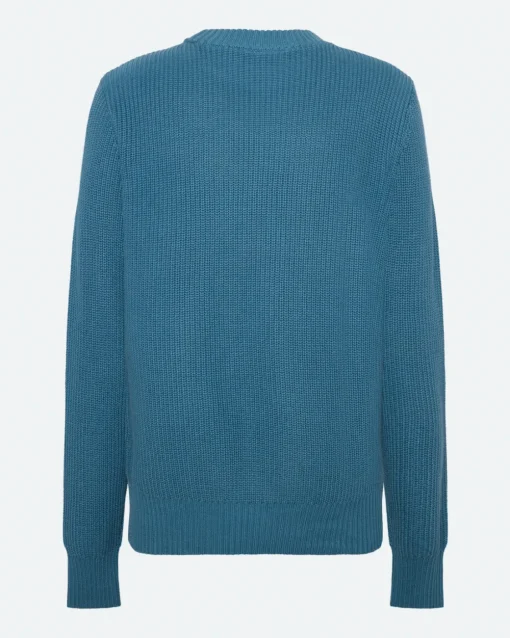 Minimum Knitwear | Rob basic knit sweater G006 GOTS - Blue Ashes BlueAshes