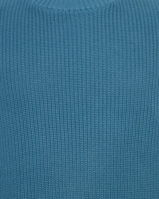 Minimum Knitwear | Rob basic knit sweater G006 GOTS - Blue Ashes BlueAshes