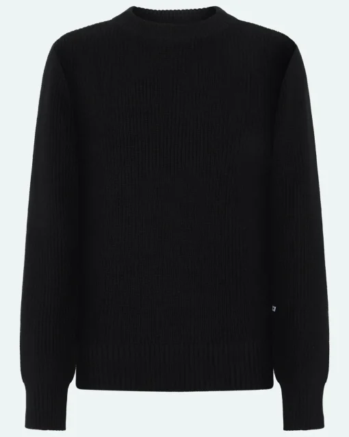 Minimum Knitwear | Rob basic knit sweater G006 GOTS - Black