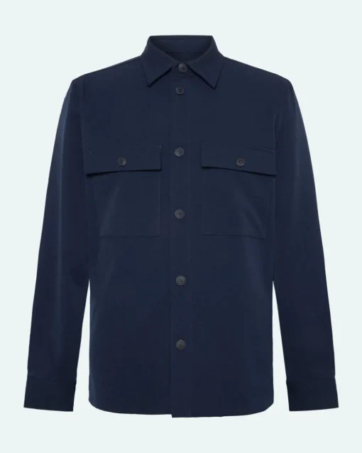 Minimum Shirts | Overshirts | Santon overshirt 3808 - Sky Captain SkyCaptain