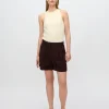 Minimum Shorts | Selby linen blend shorts 3069 - French Roast FrenchRoast