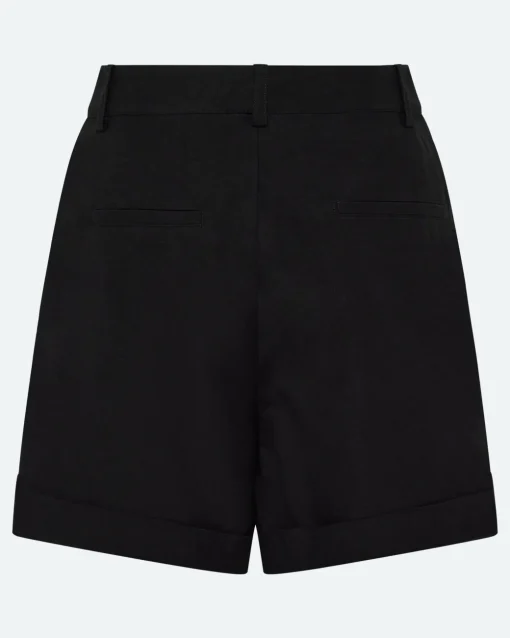 Minimum Shorts | Selby linen blend shorts 3069 - Black