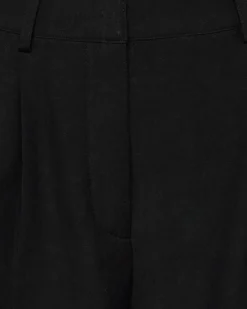 Minimum Shorts | Selby linen blend shorts 3069 - Black