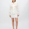 Minimum Shirts | Selma long sleeved lace shirt 4256 - Coco Milk CocoMilk