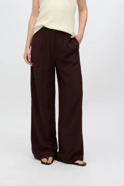 Minimum Pants | Smilla dressed pants 3069 - French Roast FrenchRoast
