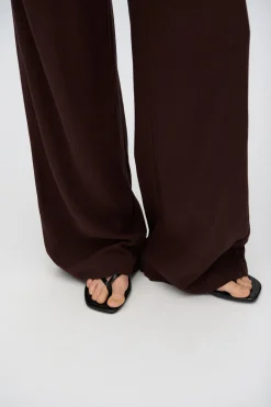 Minimum Pants | Smilla dressed pants 3069 - French Roast FrenchRoast