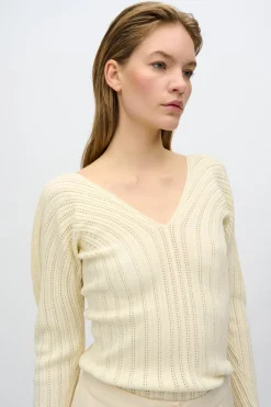 Minimum Knits | Sofia knit jumper 4268 - Butter Cream ButterCream