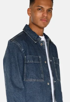 Minimum Jackets | Trent denim jacket 4198 - Blue Ashes BlueAshes