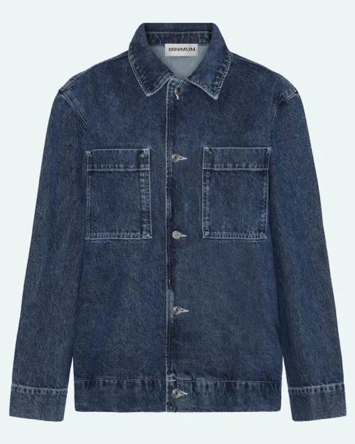 Minimum Jackets | Trent denim jacket 4198 - Blue Ashes BlueAshes