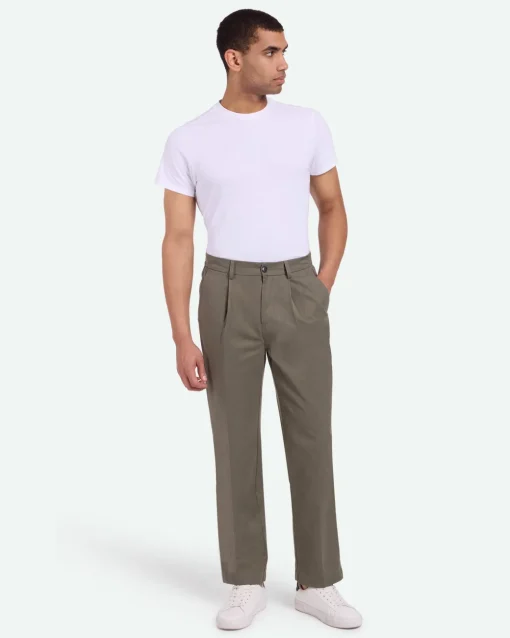 Minimum Pants | Tucker dressed pants 3750 - Dusty Olive DustyOlive