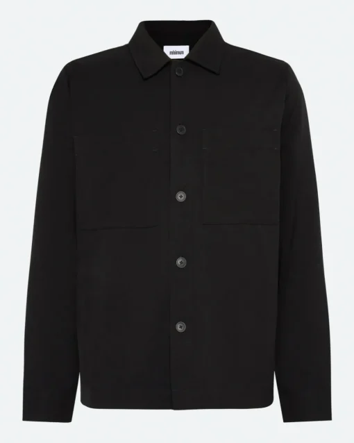 Minimum Overshirts | Shirts | Weslan Reg 3921 - Black