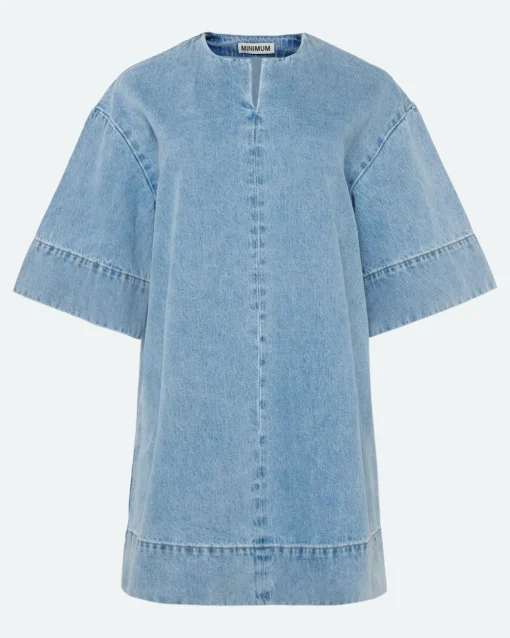 Minimum Dresses | Wilma denim dress 4282 - Light Blue LightBlue